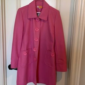 Pink pea coat